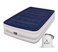 Blackace arteesol Matelas Gonflable 2 Personnes et 1 Place électrique avec Pompe intégrée idéal à Domicile et en Camping Couche de Flocage - Lit Gonflable gonfleur Matelas Gonflable