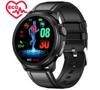 (Blackatch Moniteur de glycémie Lipide Acide urique Écran AMOLED Appel Bluetooth Montre intelligente