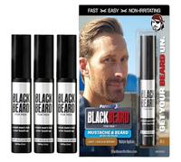 Blackbeard Lot de 3 paquets de peinture temporaire pour homme 12 ml (marron clair/moyen)