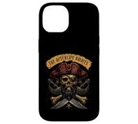 Blackbeard Pirate Captain Skull Caribbean Bones and Saber Coque pour iPhone 14