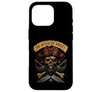 Blackbeard Pirate Captain Skull Caribbean Bones and Saber Coque pour iPhone 16 Pro