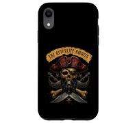 Blackbeard Pirate Captain Skull Caribbean Bones and Saber Coque pour iPhone XR