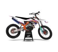 Blackbird Kit déco Retro - KTM EXC/SX-SXF, noir