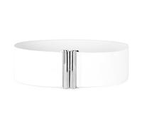 BlackButterfly 3 Pouces De Large Ceinture Élastique (Blanc, XXL)