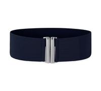BlackButterfly 3 Pouces De Large Ceinture Élastique (Bleu Nuit, XL)