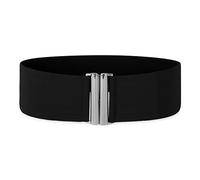 BlackButterfly 3 Pouces De Large Ceinture Élastique (Noir, 4XL)