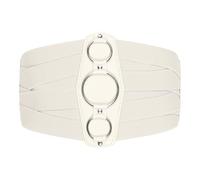 BlackButterfly 7 Pouces de Large Treillis Élastique Ceintur (Beige, XXL)