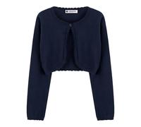 BlackButterfly Boléro Fille Maille Manches Longues, Bleu Nuit, 11-12 Ans
