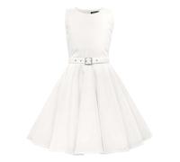 BlackButterfly Enfants Robe Années 50 Vintage Clarity 'Audrey' (Ivoire, 13-14 Ans)