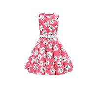 BlackButterfly Enfants Robe Années 50 Vintage Daisy 'Audrey' (Floral Rose, 11-12 Ans)