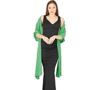 BlackButterfly Etole Châle Wrap En Mousseline De Soie Pour Mariage, Bal De Promo, Soirée (Émeraude, Taille unique)