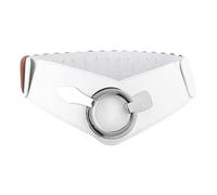 BlackButterfly Large Elastique Taille Ceinture Mode Vintage Robe Cosplay Serre-taille Ceinture (Blanc, L)