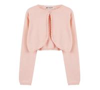 BlackButterfly Les Filles Manches-Longues Tricot Enfants Enfants Boléro Boléro en Maille (Rose Clair, 7-8 Ans)