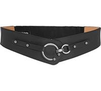 BlackButterfly Vintage Réglable Boucle Élastique Taille Ceinture (Noir, XXL)