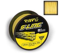 Black Cat S-line Braided Line 250 M Jaune 0.380 mm