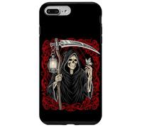 Blackcraft Vintage Death the Grim Reaper Moth Tarot Card Coque pour iPhone 7 Plus/8 Plus