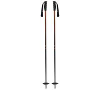 Blackcrows - Bâtons de ski - Meta Black/Orange en Tissu Technique - Taille 125 cm - Noir Noir 125 cm