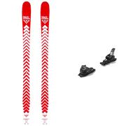 Blackcrows - Fixations de ski alpin - Pack Camox 2026 - Rouge Rouge 169 cm,175 cm,182 cm,188 cm