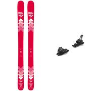 Blackcrows - Fixations de ski alpin - Pack Camox Birdie 2025 - Rouge Rouge 156 cm,162 cm,168 cm