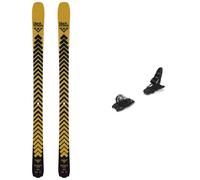 Blackcrows - Packs (skis + fix) - Skis all-mountain - Pack Justis 2026 en Bois - Or Or 171 cm,177 cm