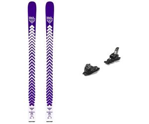 Blackcrows - Packs (skis + fix) - Skis all-mountain - Pack Sato Birdie 2026 pour Femme en Bois - Bleu Bleu 155 cm,161 cm,167 cm