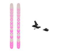 Blackcrows - Packs (skis + fix) - Skis Freeride Big Mountain - Pack Anima Birdie 2024 pour Femme - Rose Rose 182 cm