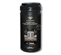 BlackDiamonds - Lingettes Nettoyantes pour CAMION - 5 Actions - Nettoie, Protège, Antistatique, Déperlant & Haute Brillance - Sans Eau ni rinçage- 80 Lingettes