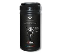 BlackDiamonds - Lingettes Nettoyantes pour MOTO - SCOOTER - 5 Actions - Nettoie, Protège, Antistatique, Déperlant & Haute Brillance - Sans Eau ni rinçage- 80 Lingettes