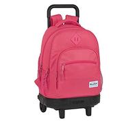 Safta Big Compact Detachable 33l Wheeled Backpack Rose