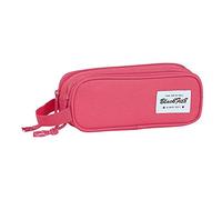 Safta Double Pencil Case Blackfit8 Strawberry Taille unique