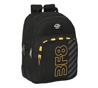 Blackfit8 M773a Sac à dos double adaptable chariot, tissu recyclable, idéal pour les enfants de différents âges, confortable et polyvalent, qualité et résistance, 32 x 15 x 42 cm, unisexe pour enfants