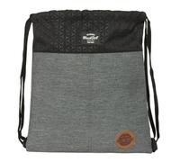 BLACKFIT8 OLD SCHOOL - Grand sac à dos plat, idéal pour les enfants de différents âges, tissu recyclable, confortable et polyvalent, qualité et résistance, 35 x 40 cm, Noir/Gris, M, Décontracté