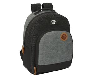 BLACKFIT8 OLD SCHOOL - Sac à dos adaptable à chariot adaptable à la voiture, idéal pour les enfants de différents âges, tissu recyclable, confortable et polyvalent, qualité et résistance, 32 x 15 x 42