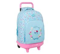 BLACKFIT8 PÉTALOS - Grand sac à dos à roulettes, compact, amovible, idéal pour les enfants de différents âges, confortable et polyvalent, qualité et résistance, 33 x 22 x 45 cm