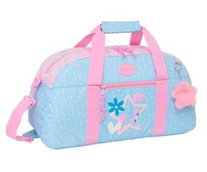 BLACKFIT8 Smile - Sac de Sport, Sac à Dos, idéal pour Les Enfants de différents âges, Confortable et Polyvalent, qualité et résistance, 50 x 26 x 20 cm, Bleu Clair/Rose Clair, M, Décontracté