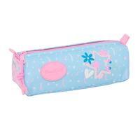 BLACKFIT8 Smile Trousse à crayons avec fermeture éclair et compartiment, trousse pour enfants, idéale pour les enfants d'âge scolaire, confortable et polyvalente, qualité et résistance, 21 x 7 x 8 cm