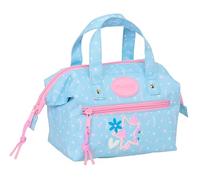 BLACKFIT8 SMILE - Trousse de toilette avec poignées, adaptable au chariot, idéale pour les enfants de 5 à 14 ans, confortable et polyvalente, qualité et résistance, 26,5 x 12,5 x 17,5 cm, Bleu clair