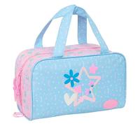 BLACKFIT8 SMILE - Trousse rectangulaire avec poignée, trousse de toilette pour enfant, adaptable au chariot, idéale pour les enfants de 5 à 14 ans, confortable et polyvalente, qualité et résistance