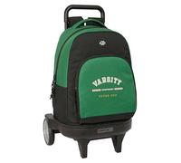 Safta Blackfit8 Varsity 33l 33x45x22cm Wheeled Backpack Vert Enfants