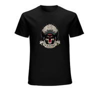 Blackfoot Band Southern Native Mens T-Shirt Unisex Graphic Black Tee Shirt L