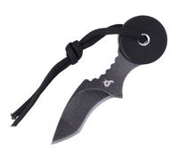 BlackFox BLACK FOX LOLLYPOP FIXED DROP POINT LAME ACIER INOXYDABLE 440C NOIR IDROG. SW,G10 NOIR HA