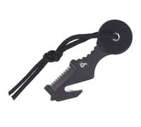 BlackFox BLACK FOX PLAN B LAME DE SECOURS FIXE EN ACIER INOXYDABLE 440C NOIR IDROG.SW, MANCHE G10 NO