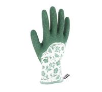 BLACKFOX-Gant de jardinage recyclé motifs fleuris coloris vert Blackfox Rosier - Taille 7