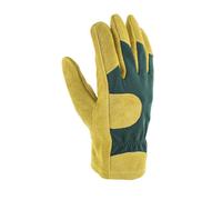 BLACKFOX-Gants Petits Travaux en élasthanne et cuir coloris marron Taille 8