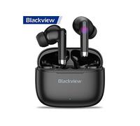 Blackivew AirBuds 4 Ecouteurs Bluetooth sans Fil 5.3 HiFi Stéréo avec ENC Réduction de Bruit Mic,36 Heure Contrôle Tactile - Noir