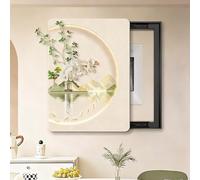 BlackJ Boîte à fusibles en céramique décorative 3D pour salles de séjour et bureaux 65 x 85 cm Pièce de décoration d'intérieur unique