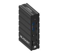 Blackjet RX-4 Raiden Thunderbolt 4 Station d'accueil avec 17 ports, Thunderbolt 4, USB-C, USB-A, Ethernet, HDMI, DisplayPort, audio, lecteurs de cartes - Noir, Thunderbolt Share