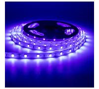 Blacklight LED Strip 5M 100-240V with Plug, 395nm UV Lumière Noire Bande Led Flexible, 5 Mètre