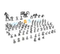 Blacklist Games Miniatures : Fantasy Series 1 Stretch Goals - 66 styles - 10 grandes figurines - 1 géant 1 dragon - 3 couleurs - très détaillé (131 articles)