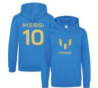 BlackMacaw Sweat à capuche pour enfants inspiré de Lionel Messi Football - Pull Messi Merch Messi - Cadeau pour garçons et filles - 3 à 13 ans - Numéro 10#10